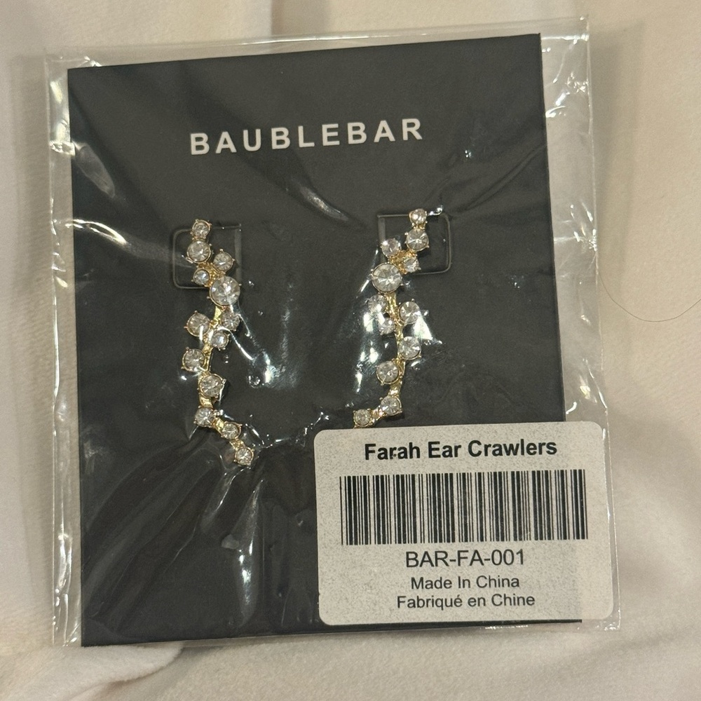 NWT Baublebar Farah Ear Crawlers